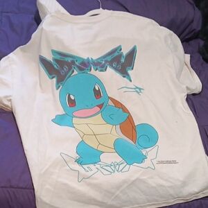 White Pokemon Graphic T-Shirt